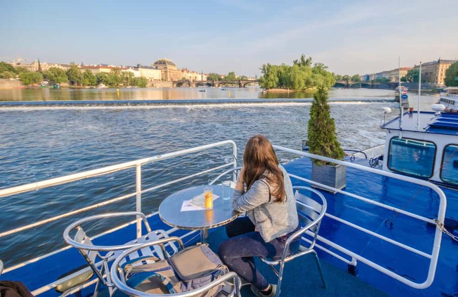 Prague: Panoramic Vltava River Cruise - Prague Castle from the water: the angle that helps everything click