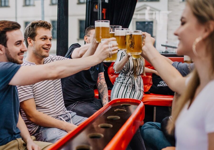 Prague: Party Beer Bus - Price and Value for a Group Up to 15