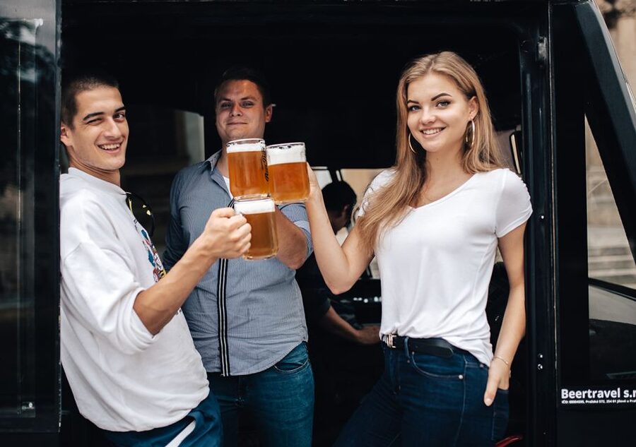 Prague: Party Beer Bus - Not Ideal For: Kids, Oversize Luggage, and Weather-Sensitive Groups