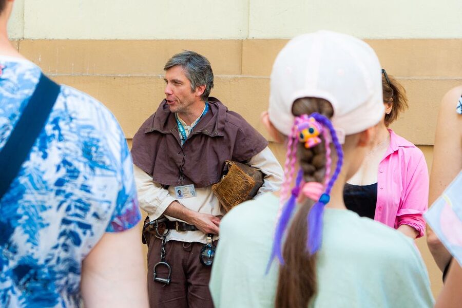 Prague: Plague Doctor Old Town History Walking Tour - Meeting your 1713 plague doctor at Seminářská