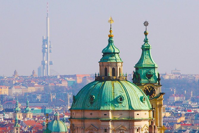 Prague Private Photo Tour for Photography Enthusiasts - Mala Strana cobblestones and St. Nicholas Cathedral’s green dome