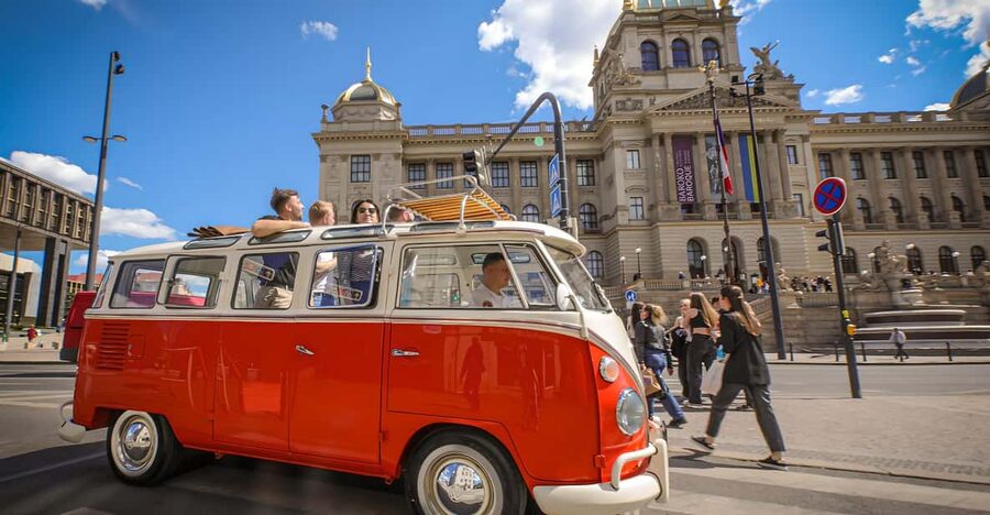 Prague: Private Sightseeing Tour in original VW Samba bus - Key points to know before you ride