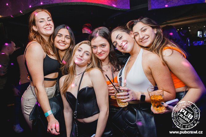 Prague Pub Crawl with Unlimited Drinks & 5 story club Entry - Crowd levels and age mix: what you should expect
