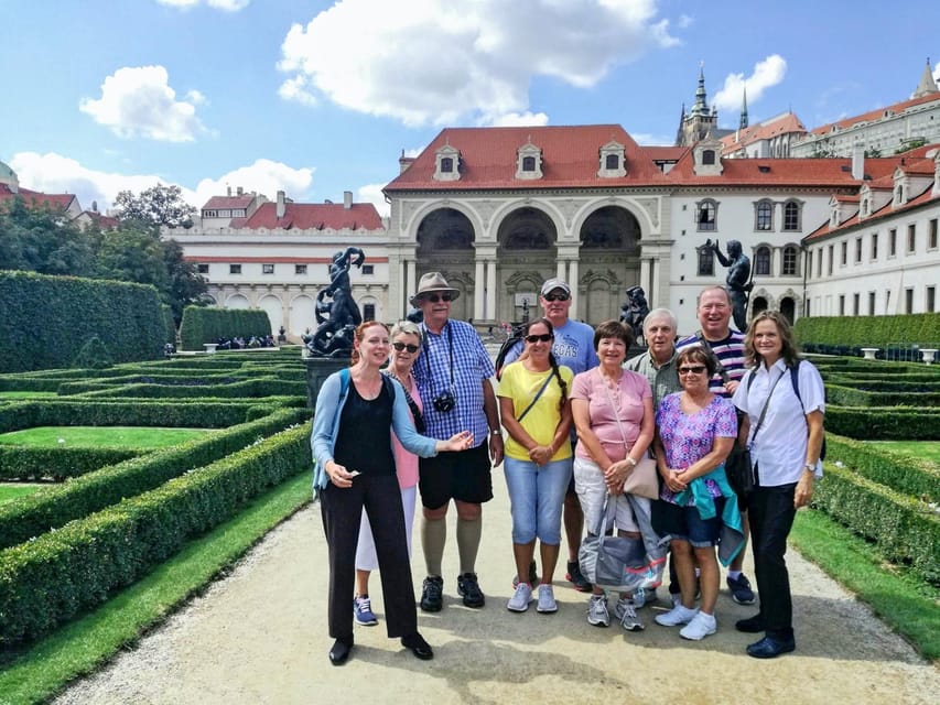 Prague Renaissance and Baroque Gardens Walking Tour - Starting at Bagel Lounge Malostranska: timing, shoes, and your best pace