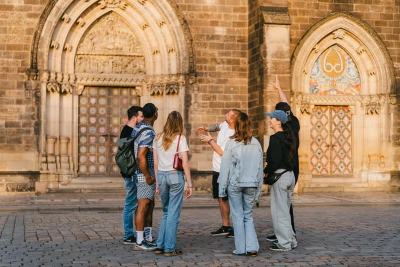 Prague’s Best Hidden Gem: Vysehrad Castle & Historic Fort - Entering the Basilica: neo-Gothic meets Art Nouveau details