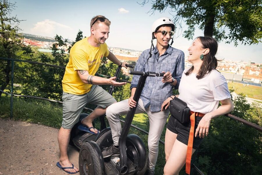 Prague: Segway Tour + Taxi Transfer & Monasteries mini-group - Strahov Stadion and Prague 6 parks: the ride’s first real payoff