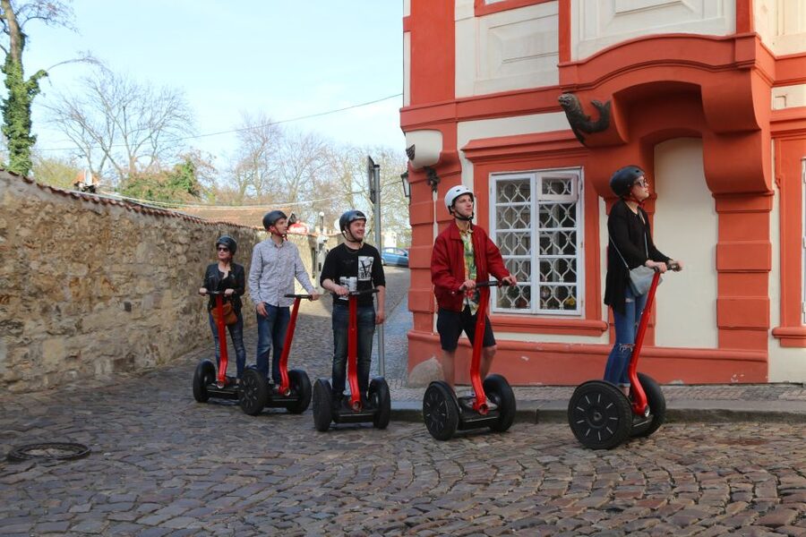 Prague Segway Tour with Oldest Monasteries and Free Taxi - The Itinerary: Stadium Top, Strahov Monastery, and Park District Riding