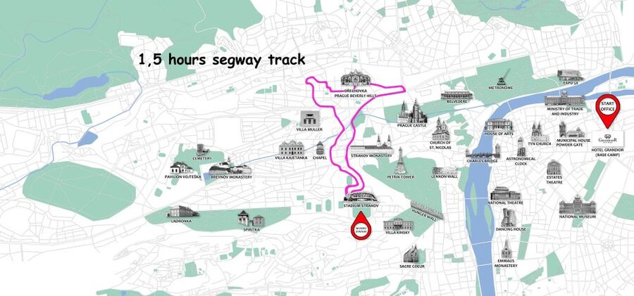 Prague: Shared Group/Private Segway Tour with Hotel Transfer - Getting started: taxi pickup, training, and what to expect in the first 20 minutes