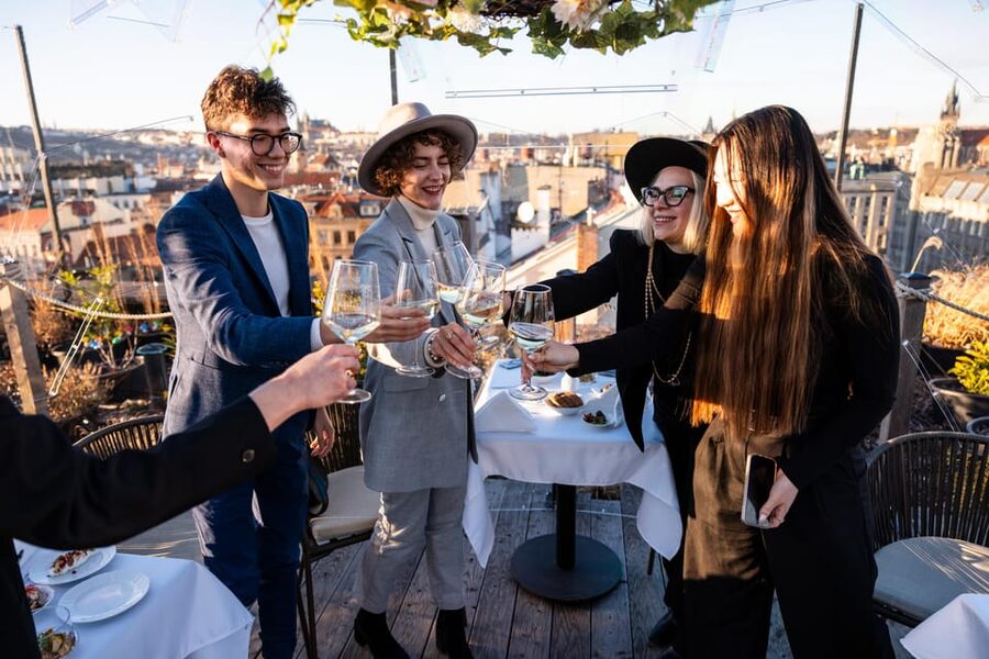 Prague: Sky Bar Aperitivo Menu with Drink & Panoramic Views - How the four aperitivo menus work (and how to pick)
