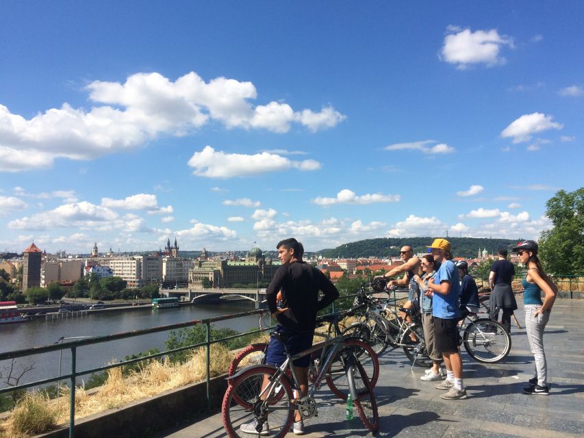 Prague: Stunning Viewpoints, Castle, City & Park Bike Tour - From Hlávkův most to the Vltava: riding Prague’s “main lines”