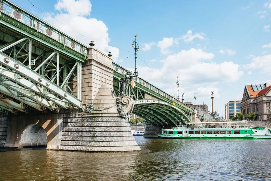 Prague: Swimming Beer Bike on A Cycle Boat - The guide and captain vibe: commentary plus good-time pacing