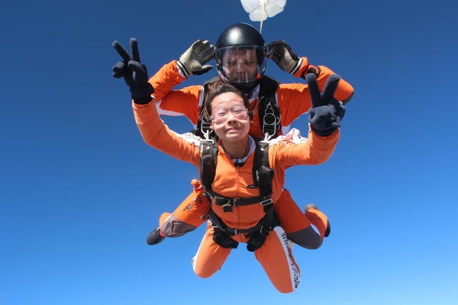 Prague: Tandem Skydiving 14,000ft over Prague with Transfers - The Jump: One Minute of Free Fall at About 200 kph