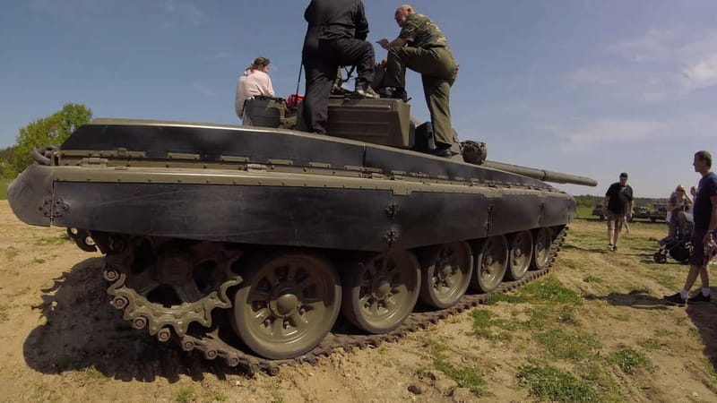 Prague: Tank Ride Experience - From Prague Pickup to Milovice in One Air-Conditioned Coach