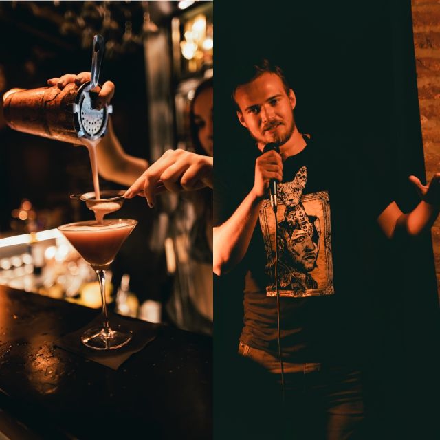 Prague: Thursday Night Stand Up Comedy In English - Cocktails and service: how to pair drinks with comedy