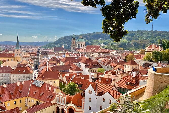 Prague to Full in Small Groups - Where it starts (Old Town Square) and where it ends (Golden Lane panoramas)