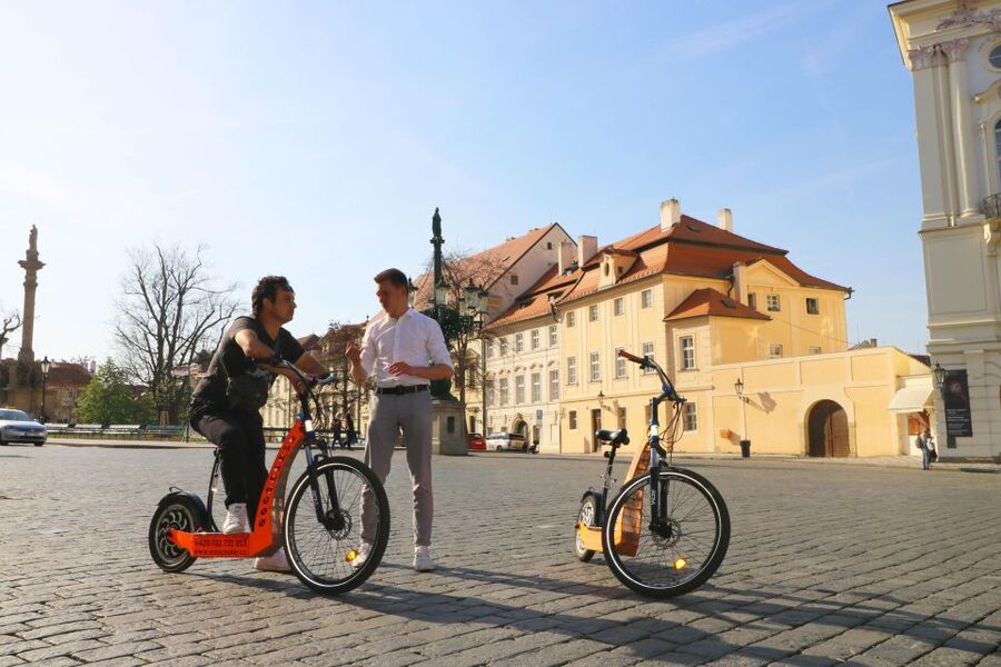 Prague: Tour by Electric Scooter or Cruiser eBike - Charles Bridge and Prague’s tight streets: where scooters make sense