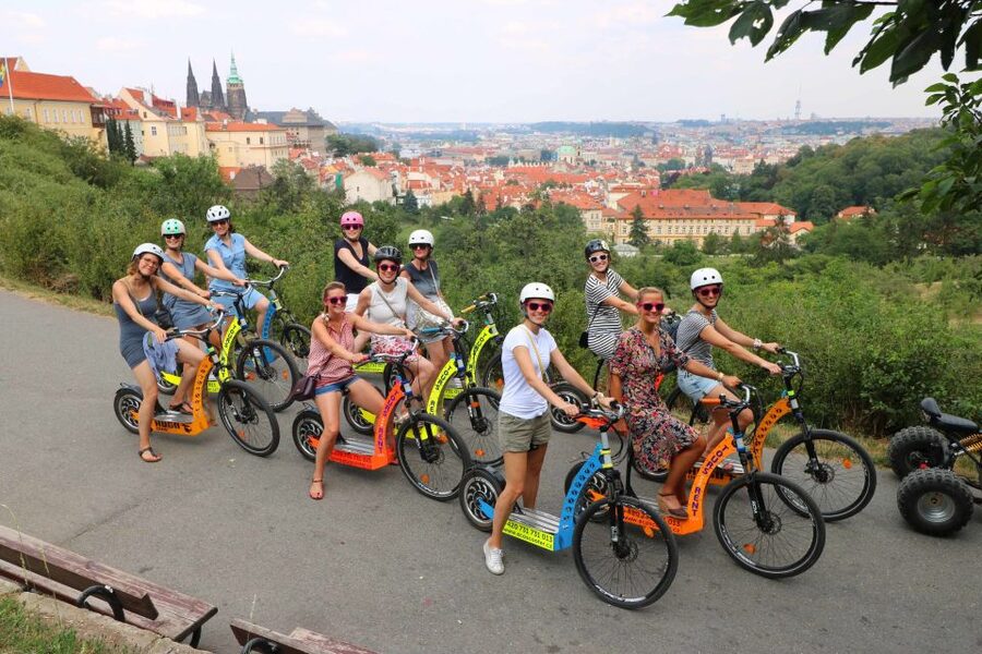 Prague: Tour by Electric Scooter or Cruiser eBike - John Lennon Wall to Kampa Island: Prague’s modern edge