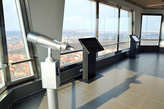 Prague TV tower - Observatory - The David Černý Sculptures: Prague’s Edgy Street-Art Energy Up High