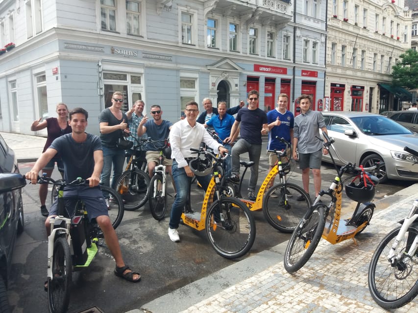 Prague Ultimate e-Scooter City Tour - Lennon’s Wall and the Charles Bridge zone: street art that feels personal