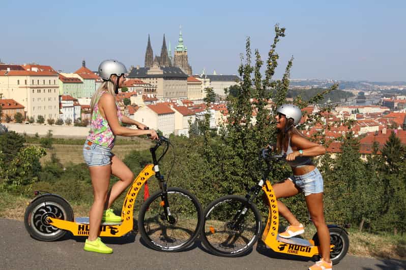 Prague Ultimate e-Scooter City Tour - Strahov Monastery and Petřín Hill: winding streets at scooter speed