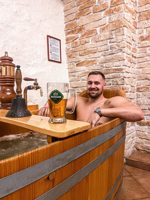 Prague: Ungelt Bernard Beer Spa with Beer & Optional Massage - Inside Prague’s Ungelt Beer Spa at Hotel Metamorphis