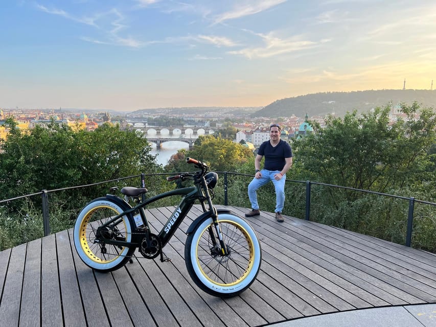 Prague Viewpoints & Historical Ebike Tour - Prague Castle: the outside entrance stop (and what that means)