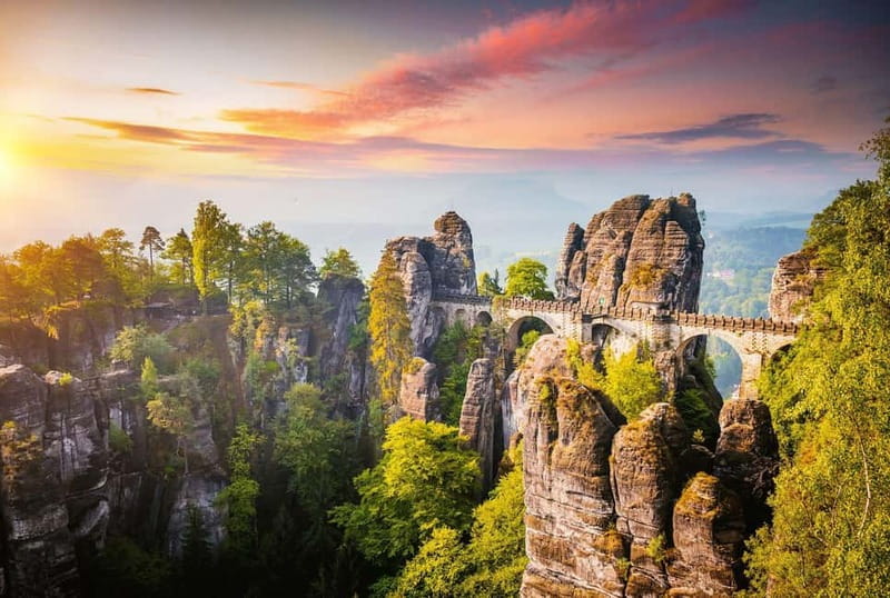 Prague: VIP Bohemian Saxon Switzerland: 2 Countries in 1 Day - Bastei Bridge in Saxon Switzerland: the Elbe canyon “wow” stop