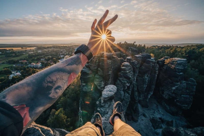 Prague: VIP Bohemian Saxon Switzerland: 2 Countries in 1 Day - Pravčická Brána and gorge time: sandstone arches and gondola moments