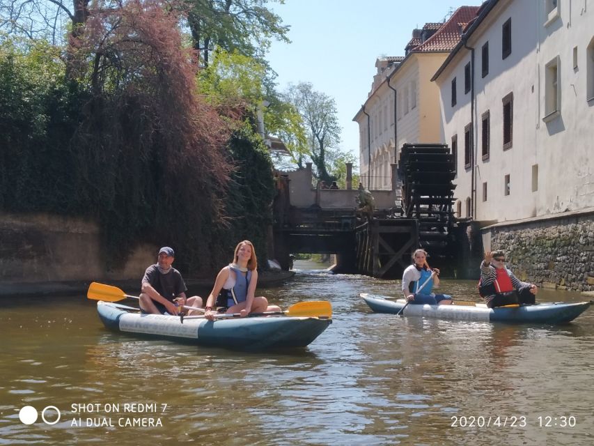 Prague: Vltava River Guided Canoeing Tour - The End Stop: A Garden Pub With a View of Vyšehrad