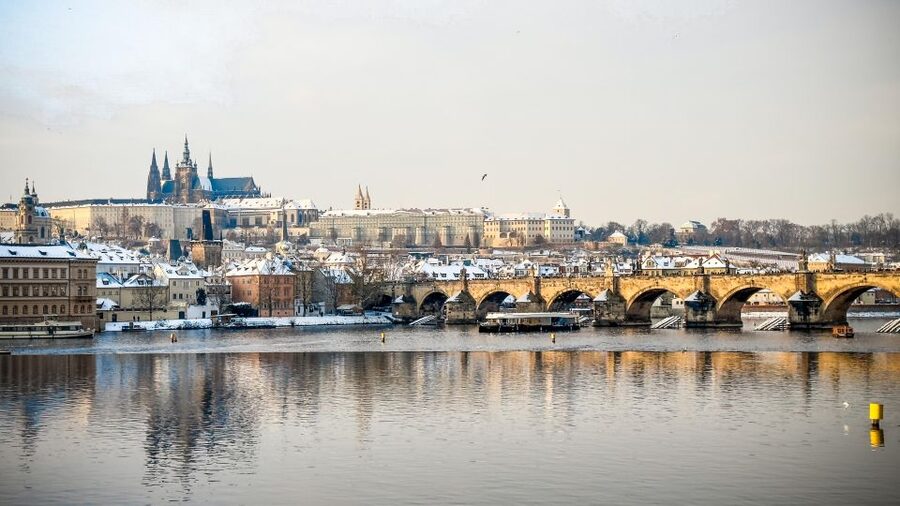 Prague: Vltava River Sightseeing Cruise - Onboard comfort: open deck, covered seating, and room to breathe