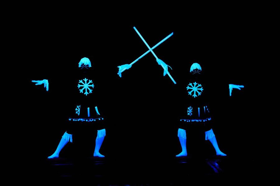 Prague: WOW Show Black Light Theater - Finding Theatre Broadway Near Na Příkopě and Celetná