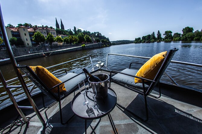 Prague YachtBoat CLASSIC cruise with Unlimited Beer or Prosecco - Zlute Lazne: the two-hour break that changes the whole vibe