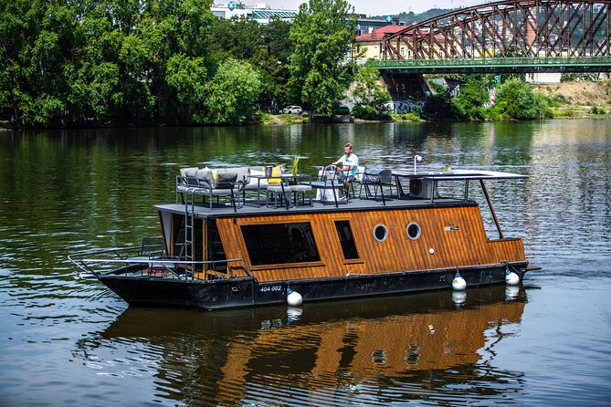 Prague YachtBoat CLASSIC cruise with Unlimited Beer or Prosecco - The route from Dancing House to the National Theatre: quick hits, good angles