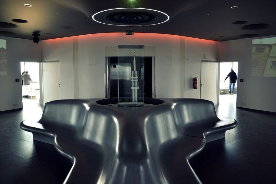 Prague: Žižkov TV Tower Observatory Entry Ticket - Three observation cabins and the 360° view setup