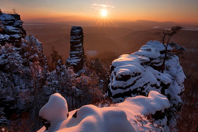 Pravcicka Gate & Bastei Bridge Winter National Park Tour from Prague - Czech Switzerland Stop 2: Pravčická brána to Sokoli hnizdo Viewpoints