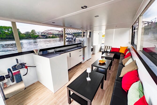 Private 3 Hour Prague Cruise with Unlimited Beer or Prosecco - Žluté lázně and Modřany: the calmer riverbank mood shift