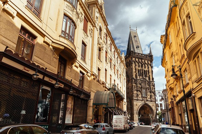 Private City Kickstart Tour: Prague - Wenceslas Square and the Powder Tower: the big boulevard moment