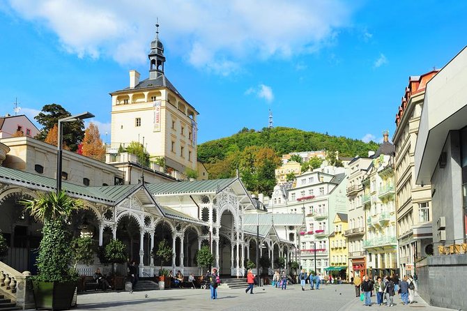 Private Karlovy Vary with Royal Brewery or Mozer Full Day Trip - Infocentrum Lázeňská: the 2-hour city tour and why the free time matters