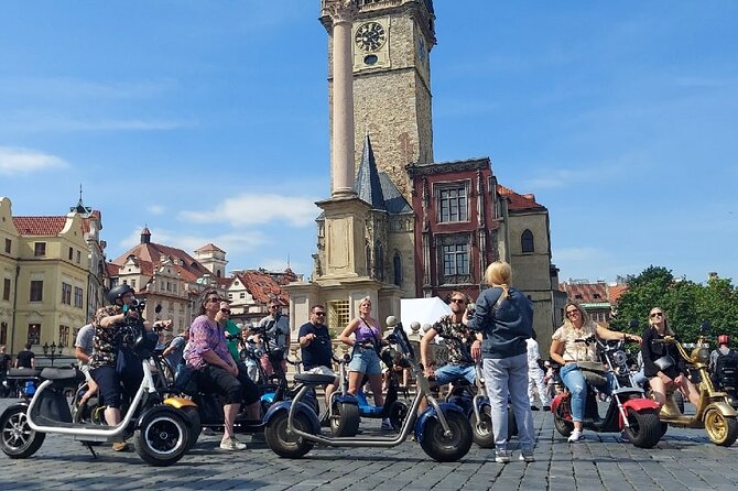 Private live-guided E-Scooter TOURS around Prague - The luxury “most expensive street” stretch
