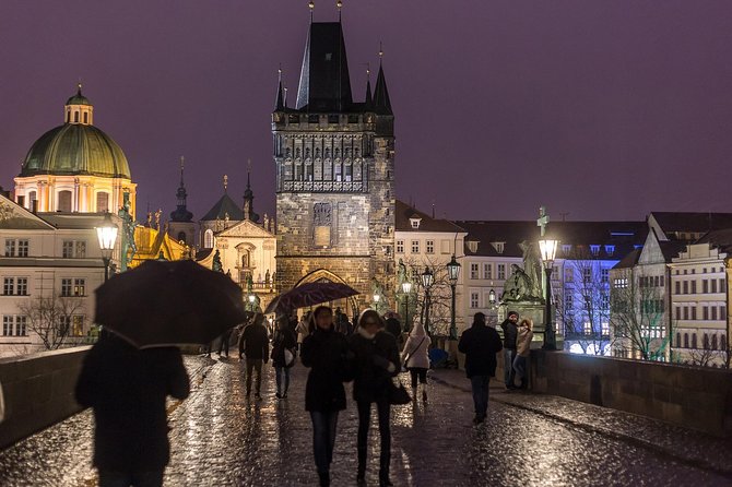 Private & Personalized Prague Night Tour with a Local Guide - Stop One Near the Castle: Skyline Views and Power Stories