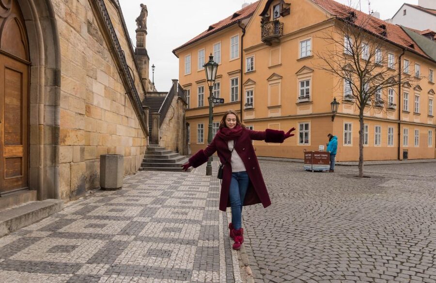 Private photoshoot in Prague - Morning vs Evening: When Prague Streets Make the Best Photos