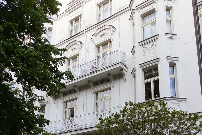 Private Prague Art Nouveau and Cubism Walking Tour - Senovážné náměstí apartments: Art Nouveau turned into everyday living