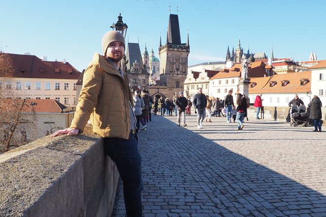 Private Tour in Prague Old Town Essentials - Charles Bridge: photos on the oldest still-standing bridge