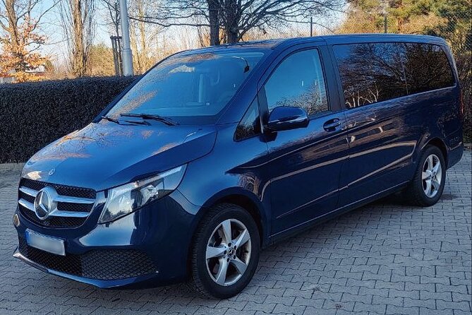 Private Transfer in Mercedes V-Class Minivan - Meeting your driver at Prague-Ruzyne Airport (Terminal 1 or Terminal 2)
