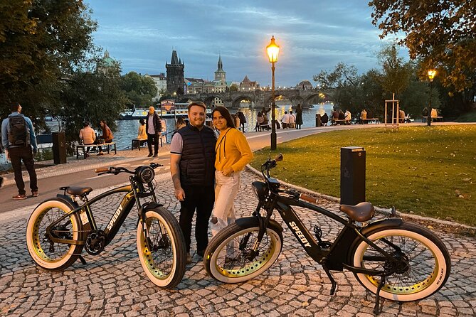 Retro Style E-Bike Night Tour in Prague - Live Guided - From Wenceslas Square to Powder Tower: quick city-center hits