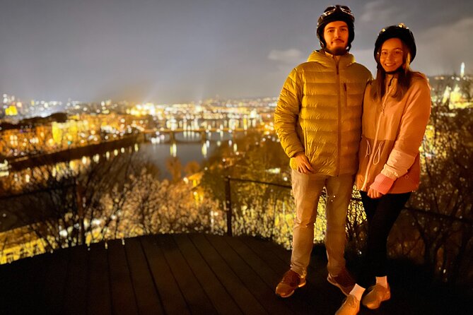 Retro Style E-Bike Night Tour in Prague - Live Guided - Letná Park, the Prague Metronome, and the five-bridge viewpoint effect