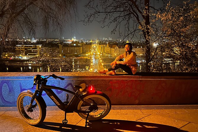 Retro Style E-Bike Night Tour in Prague - Live Guided - Prague Castle from outside: St. Vitus Cathedral views without the long lines