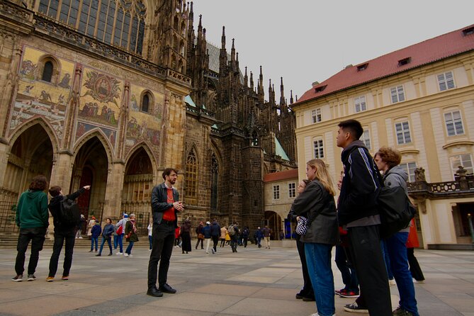 Royal Splendor Unveiled Private Prague Castle Interior Tour - Na Opyši (View) and Old Castle Stairs (Exit): Ending With the City