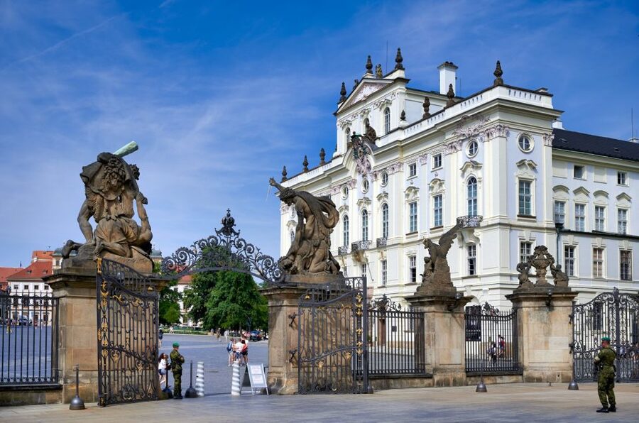 Skip-the-line Lobkowicz Palace Private Tour & Concert - Entering Through Hradcany Square and the Garden Views