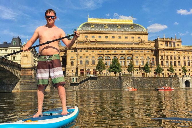 Stand-Up Paddleboarding on the Vltava River in Prague - The route: from Vyšehrad to the city center (and back) without the guesswork